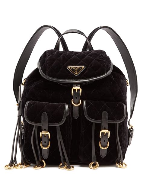 prada velvet backpack|prada original bags prices.